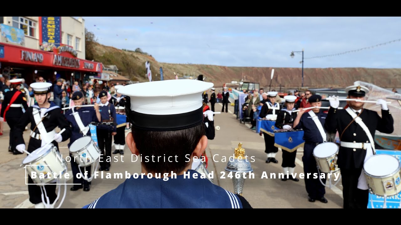 Grimsby & Cleethorpes Sea Cadet Band - Battle of Flamborough Head 246th Anniversary Filey