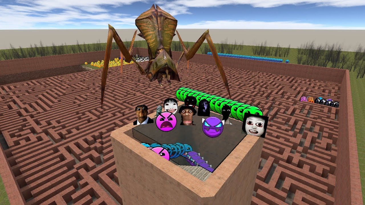 I Trapped NPCs in a Giant Maze | Mighty Gamer | #mightygamer #nextbots
