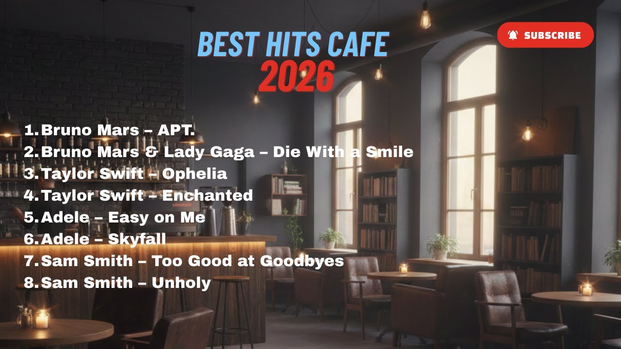 Best Hits Café Vibes | Bruno Mars, Adele, Taylor Swift, Sam Smith,