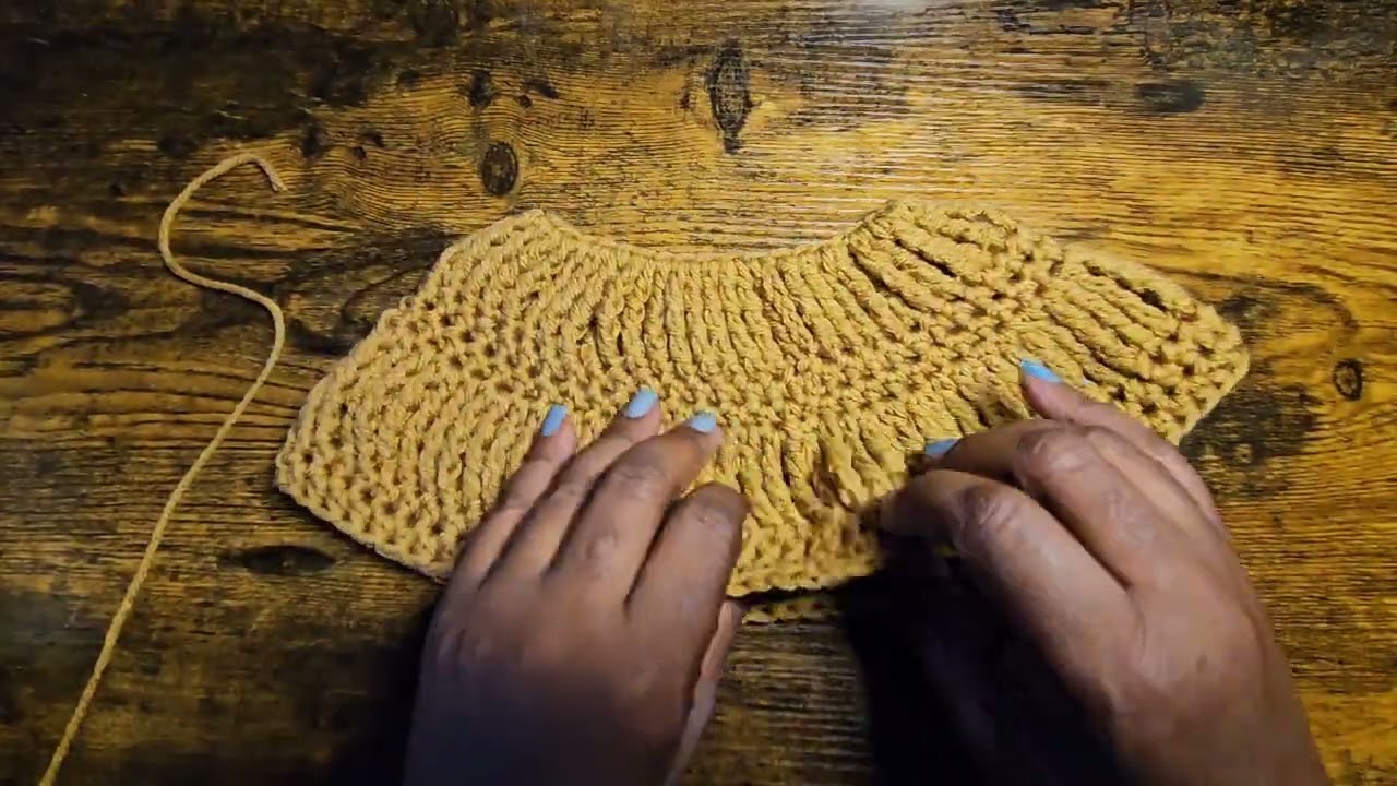 Crochet Doll Skirt Tutorial
