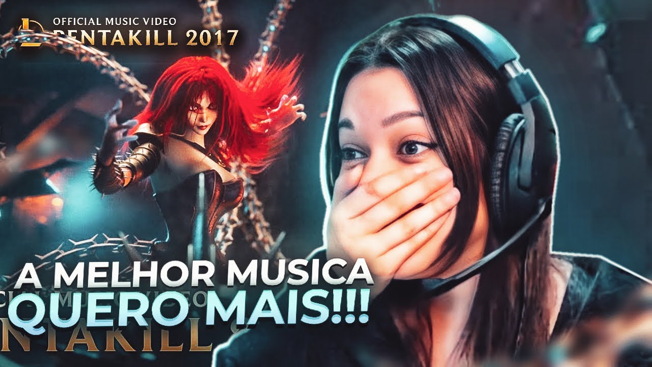 REAGINDO a Pentakill: Mortal Reminder | Official Music Video - League of Legends