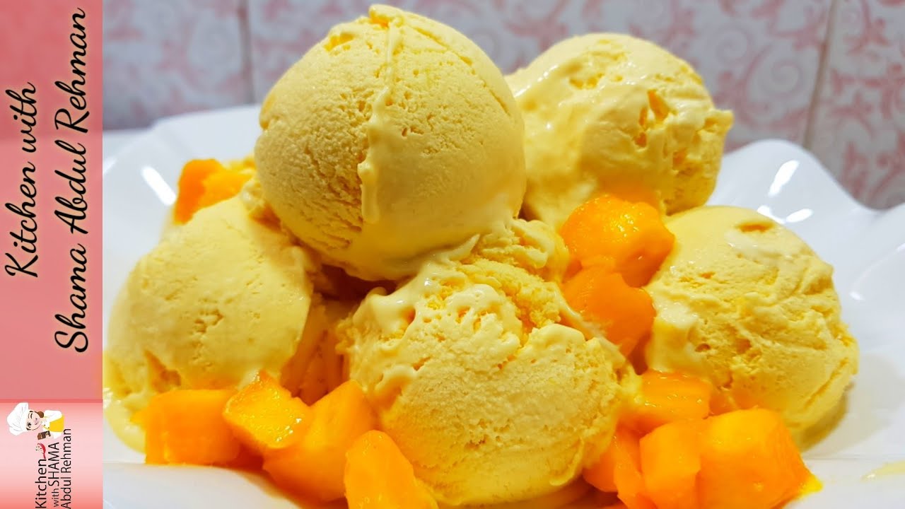Mango Ice cream | Only 3ingridients homemade Mango Ice cream