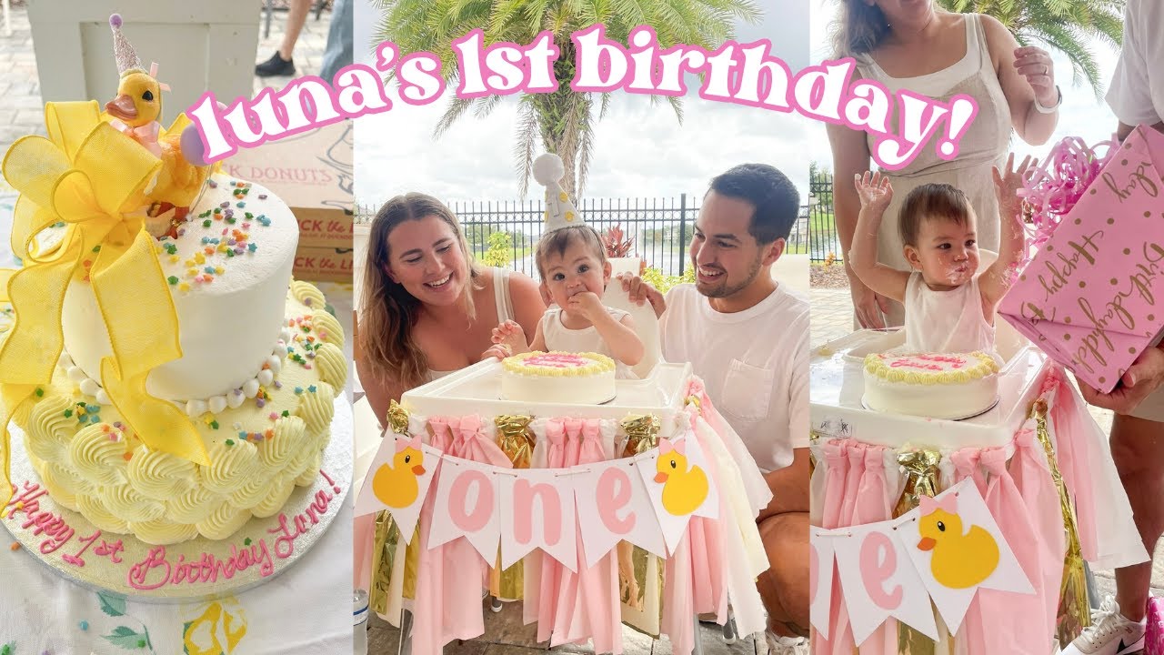 vlog: Luna's 1st birthday! + 1 year old gift ideas! ✨