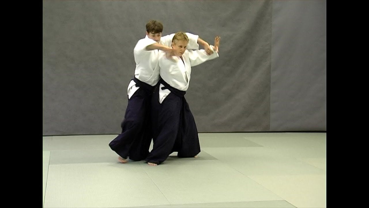 Ushiro ryote dori kokyuho (var. 1) | Справочник техник айкидо | Aikido techniques reference