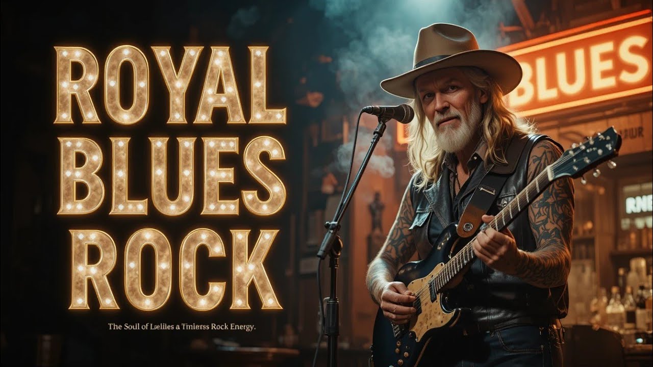 Royal Blues Rock 2025 &ndash; Smooth Caf&eacute; Blues Guitar: Hit Play & Relax#BluesGuitar #RoyalBluesRock