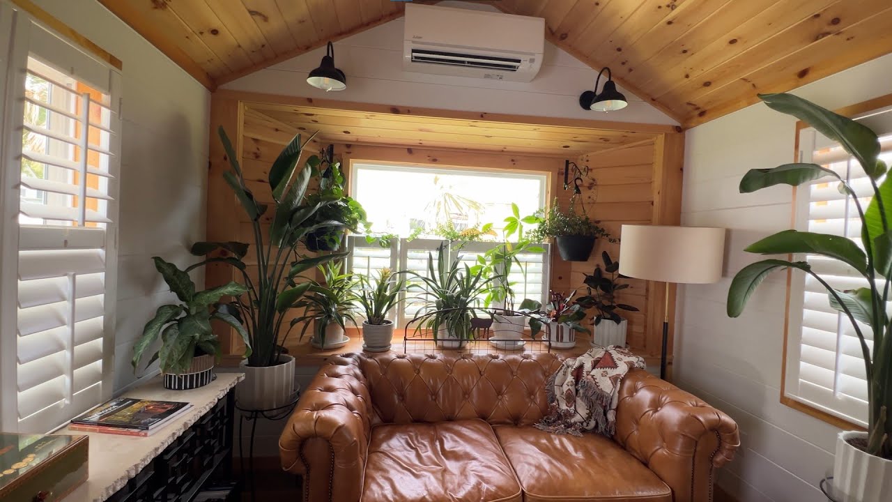 Living Large in a Tiny Home! Luxury Tiny Home Bachelor Pad Gentleman’s Dream 10x30 The Charleston 🏡
