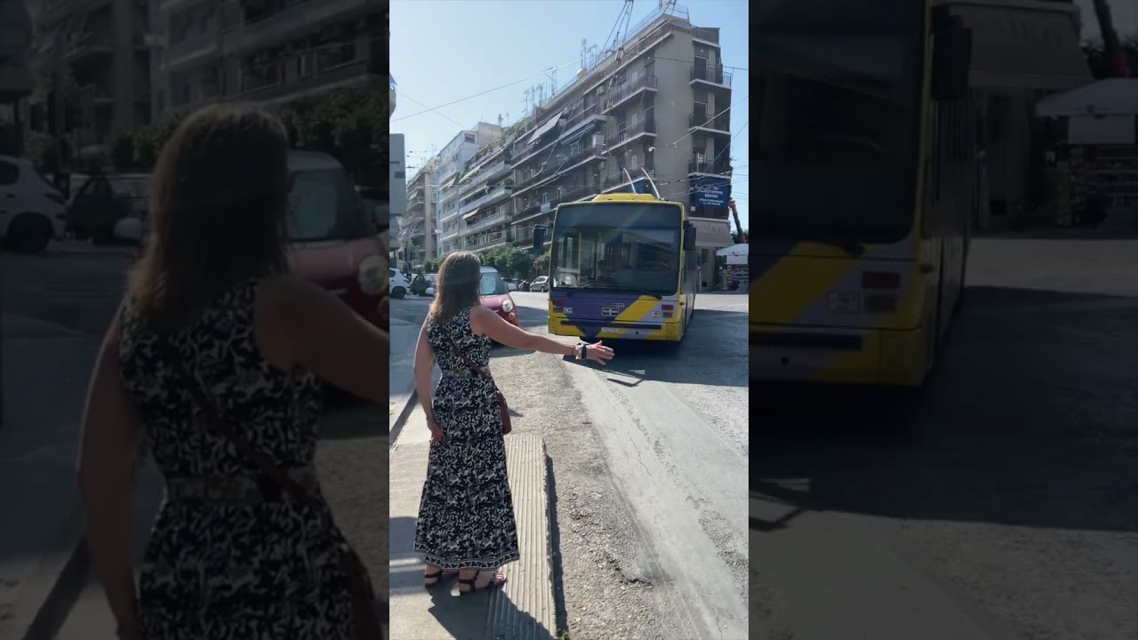 How to Ride an Athens Bus Like a PRO (Tourists, Watch and Learn 😂)
