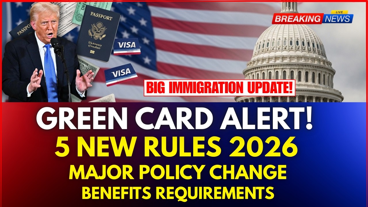 Green Card Holders: 5 Major 2026 Immigration Changes You Need to Know Now (Travel, SBA Loans & More)