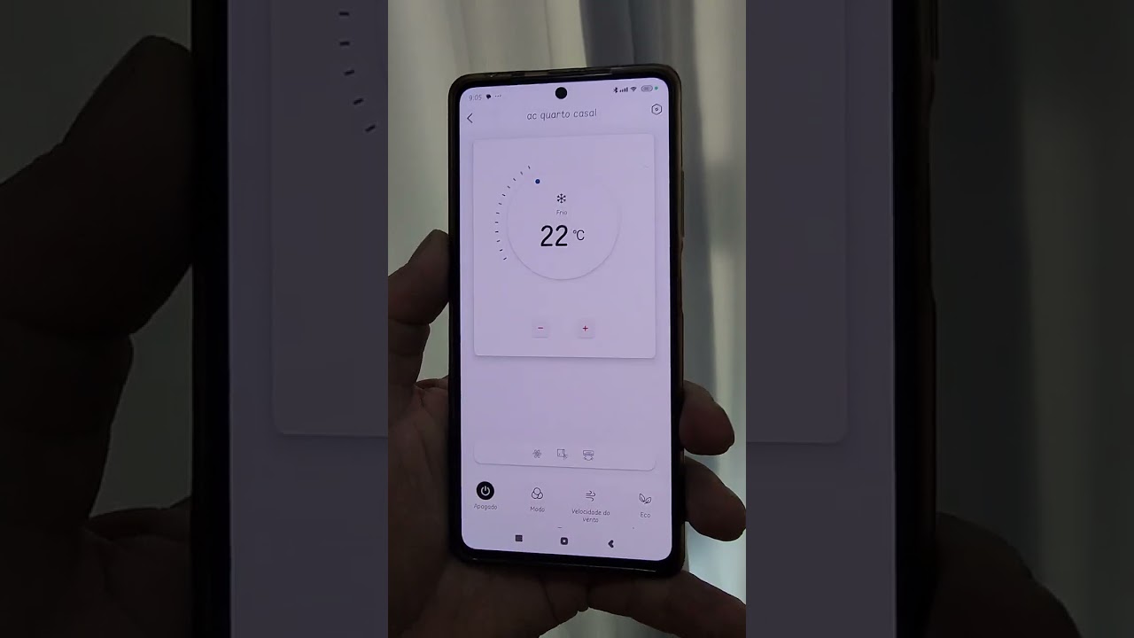 como configurar app tcl Home wi fi ar condicionado Tpro 2.0 comando CF