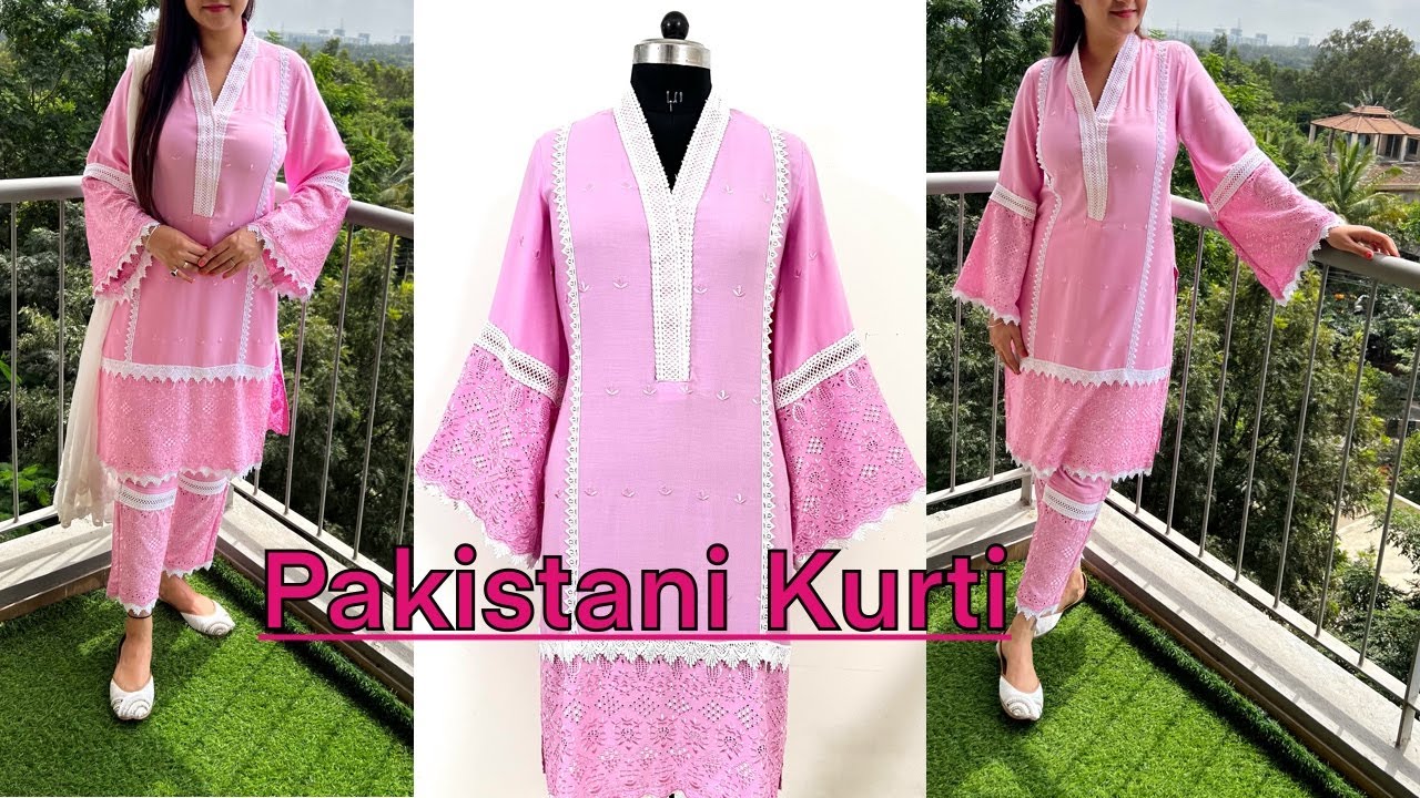 Pakistani kurti Cutting and Stitching | Designer Kurti Cutting and Stitching | Latest Kurti Design