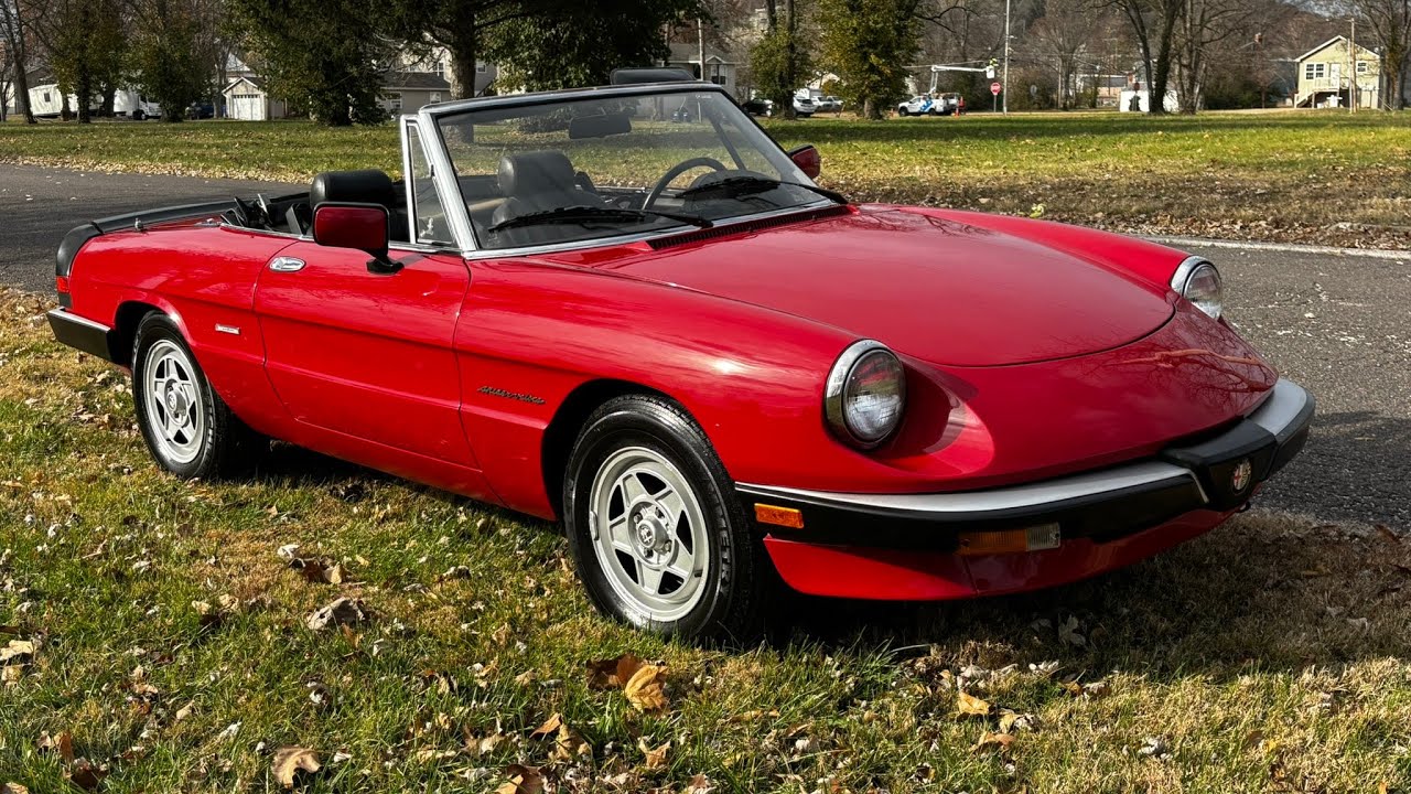 1988 Alfa Romeo Spider For Sale at The Daily Driver Classic Motors 
