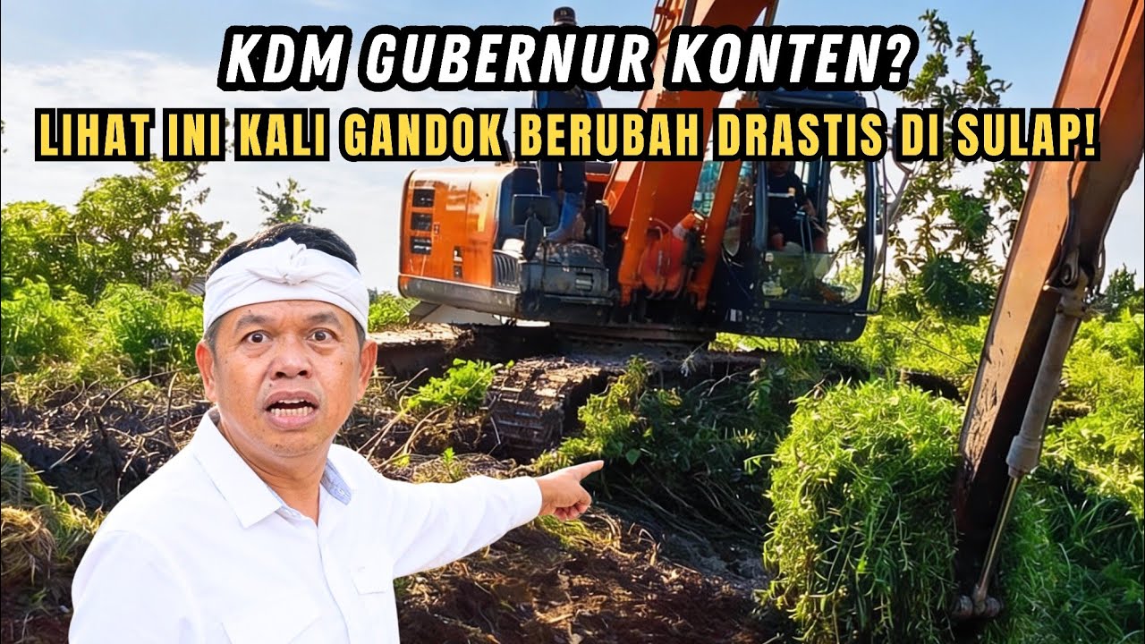 LIHAT INI❗KALI GANDOK KARAWANG DI SULAP KDM❗BERUBAH DRASTIS IRIGASI PERTANIAN KINI MENGALIR LANCAR❗
