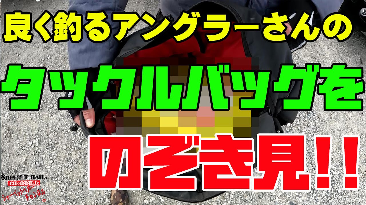 なかなか見れない！他のアングラーさんのタックルバッグの中身をのぞき見しちゃった！！【バス釣り】
