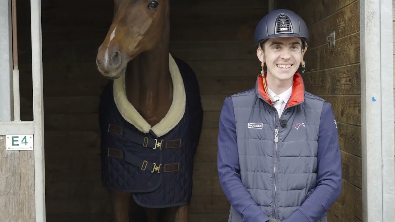 Auxence Kerzerho, cavalier de l'&eacute;quipe de France de para-dressage