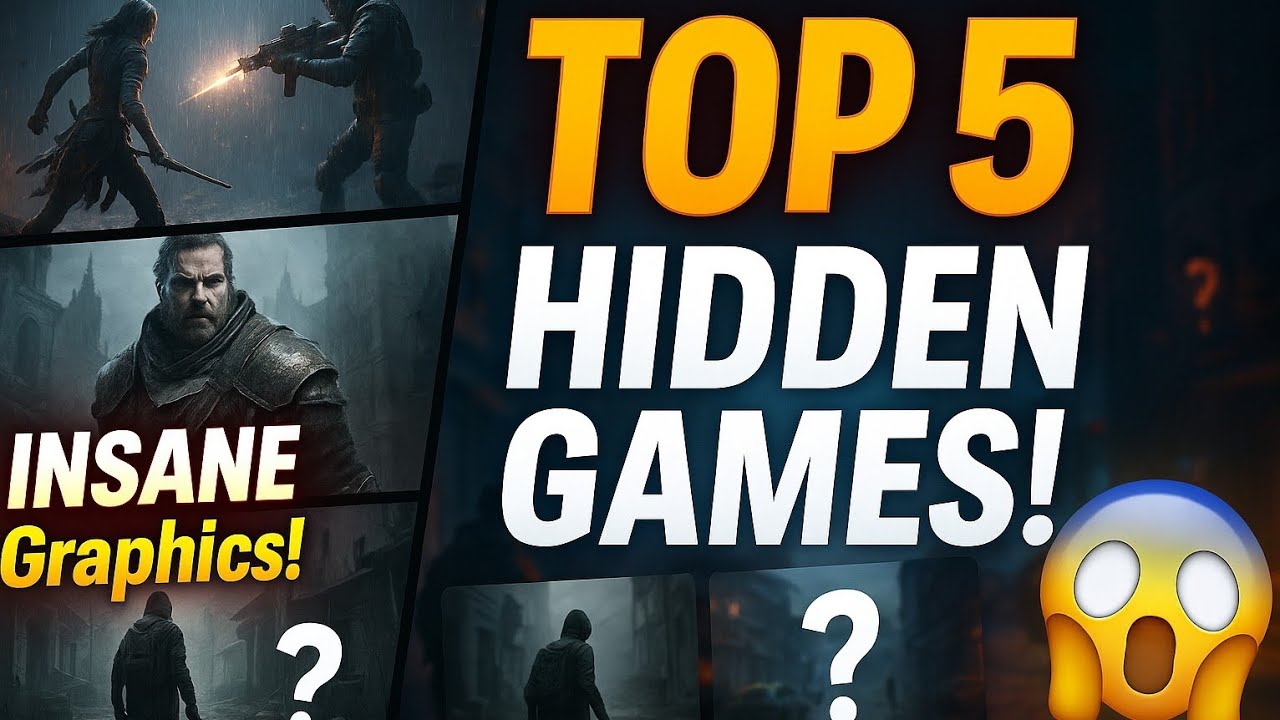 Top 5 Hidden Android Games with INSANE Console Graphics!