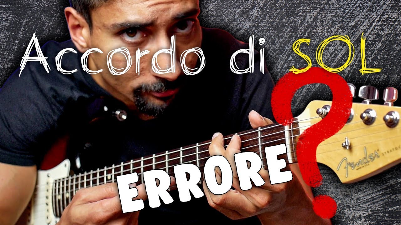 Ti hanno insegnato l’ACCORDO di SOL SBAGLIATO? | Lezioni di Chitarra