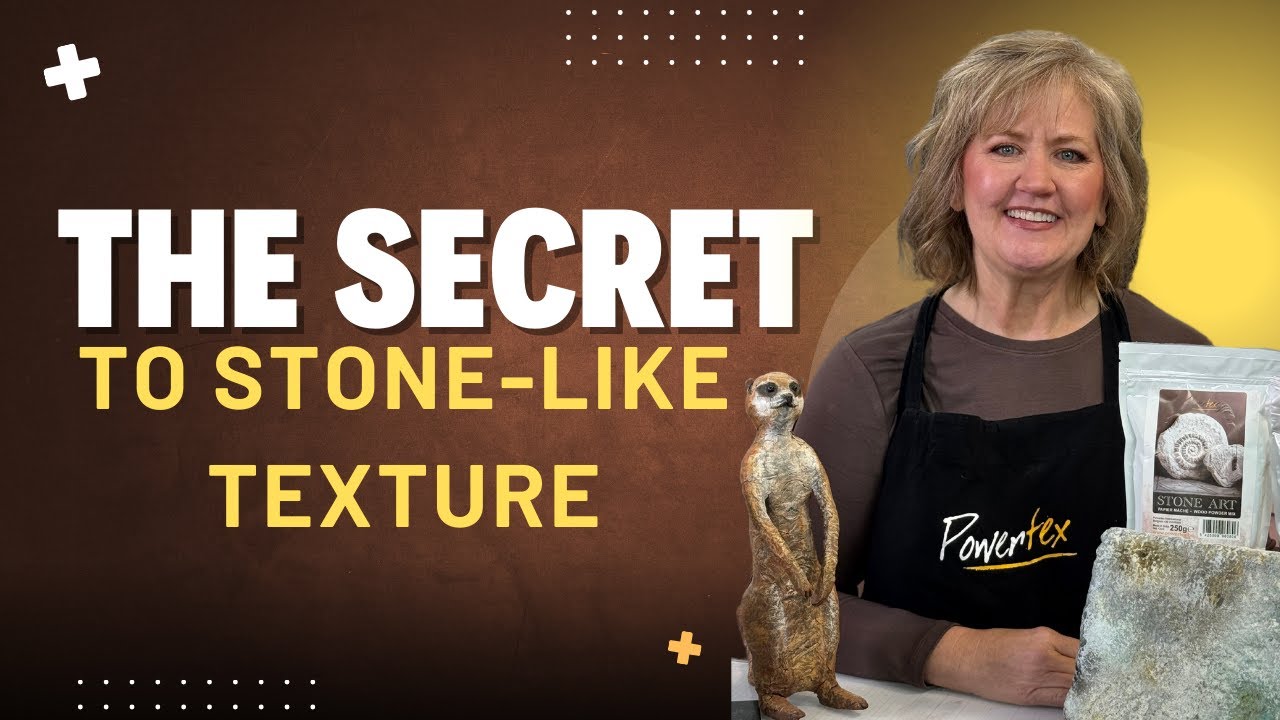 Can You Believe This Stone Art Was Made with AirDry Clay: Creating with Powertex Stone Art