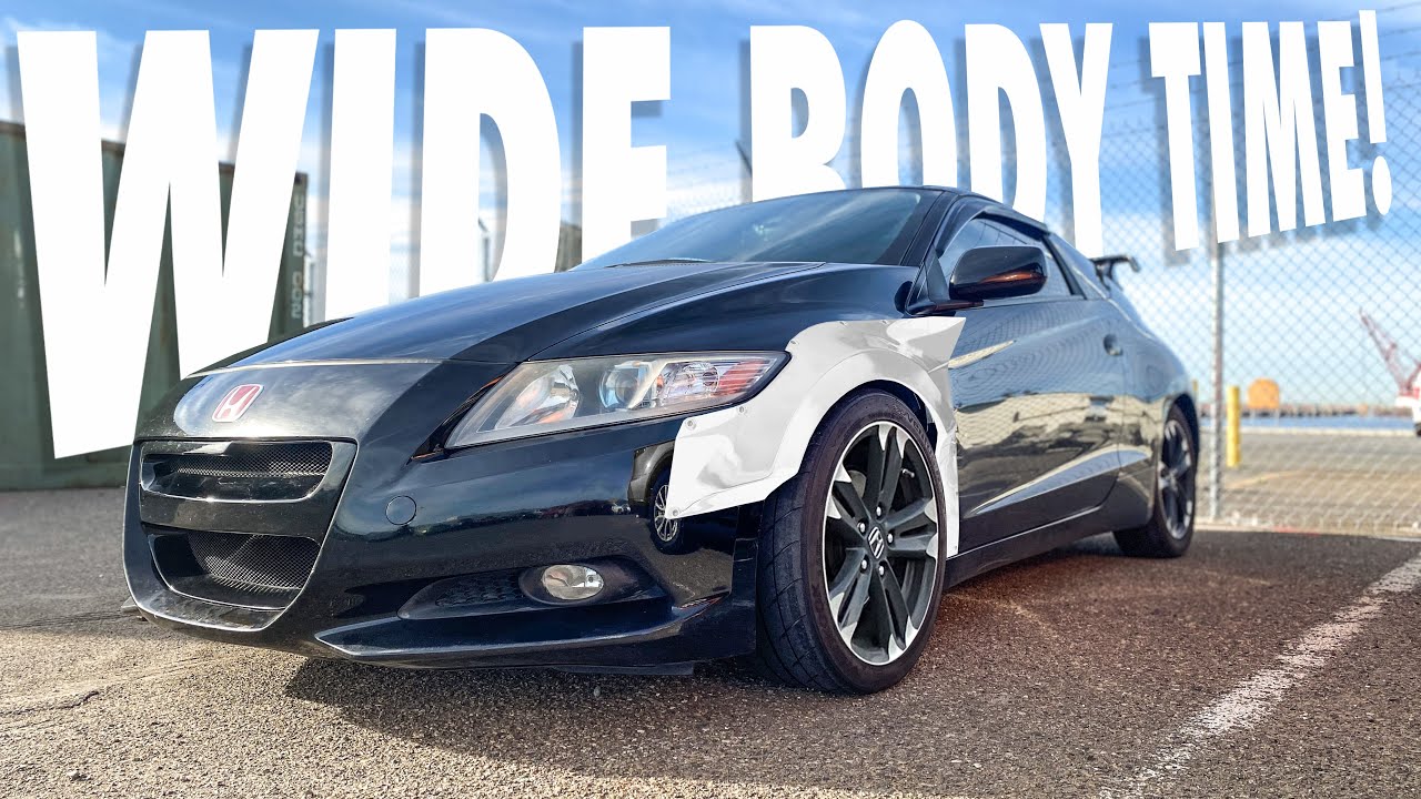 IT'S WIDE BODY TIME!!! UbeyMade CR-Z build part 1 ~ ep.71