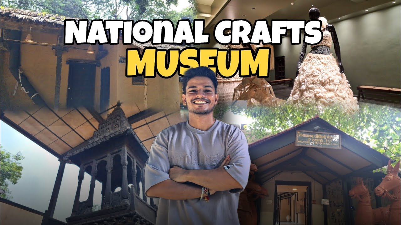 National Crafts Museum Delhi | Biggest Craft Museum | Hidden Gem of Delhi 😍