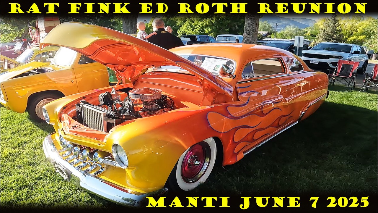 Rat Fink Reunion 2025. Ed Roth Car Show Rat Rods Muscle Car Street Rods June 7, 2025 over 2 hours 4k