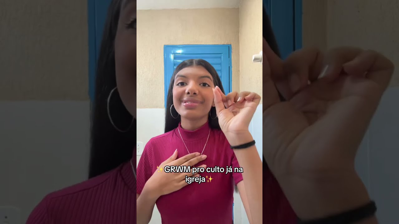 ✨GRWM pro culto já na igreja✨