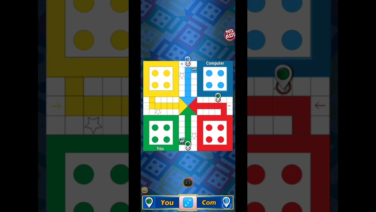 Ludo king 👑 Game player| Ludo king 👑 Game (play 66) Me vs computer 🎲#ludo #ludoking