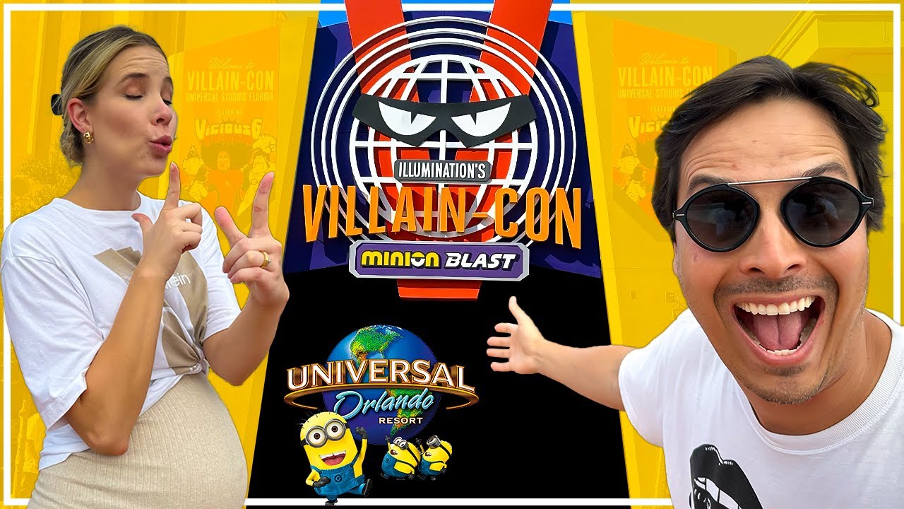 NOVA ATRAÇÃO UNIVERSAL STUDIOS | Como é a Villain-Con - Minion Blast na NOVA área da MINION LAND