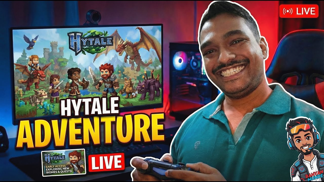 !! GIVEAWAY (Hytale Supporter Account) !! Hytale Live 🔴 | No Commentary | #9
