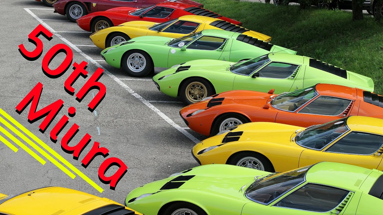 Lamborghini Miura 50th Anniversary - Italy 2016