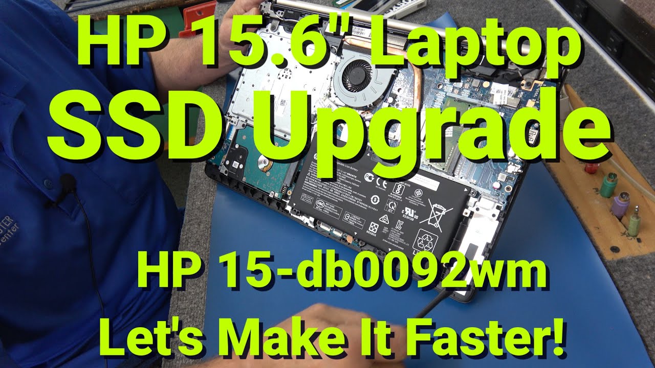 Making Slow HP Laptop Much Faster Simple Upgrade.
