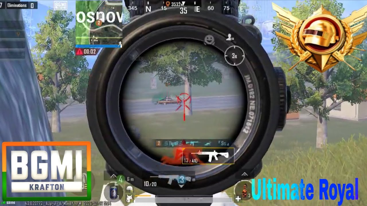 Ultimate royale bgmi rank push gameplay l Tiger Gaming 