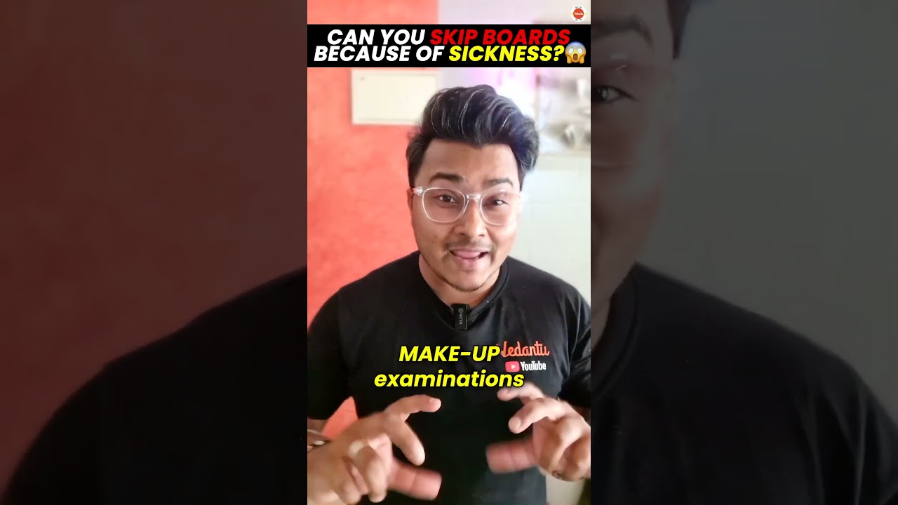 Can You SKIP Board Exams Because of SICKNESS🤒🤧 #CbseClass10BoardExam #CbseExam #AbhishekSirVedantu