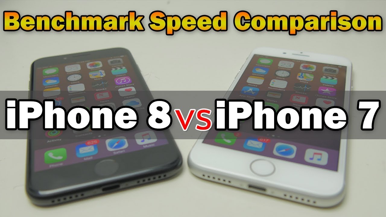 iPhone 8 vs iPhone 7 Speed Benchmark Test (Geekbench 4, 3DMark & Boot Up Time)