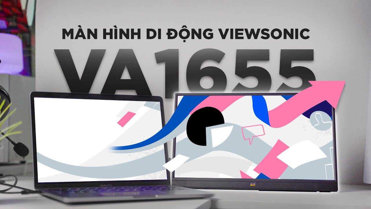 Giải Pháp Cho Laptop Màn Hình QUÁ NHỎ! Đánh giá màn hình di động ViewSonic VA1655