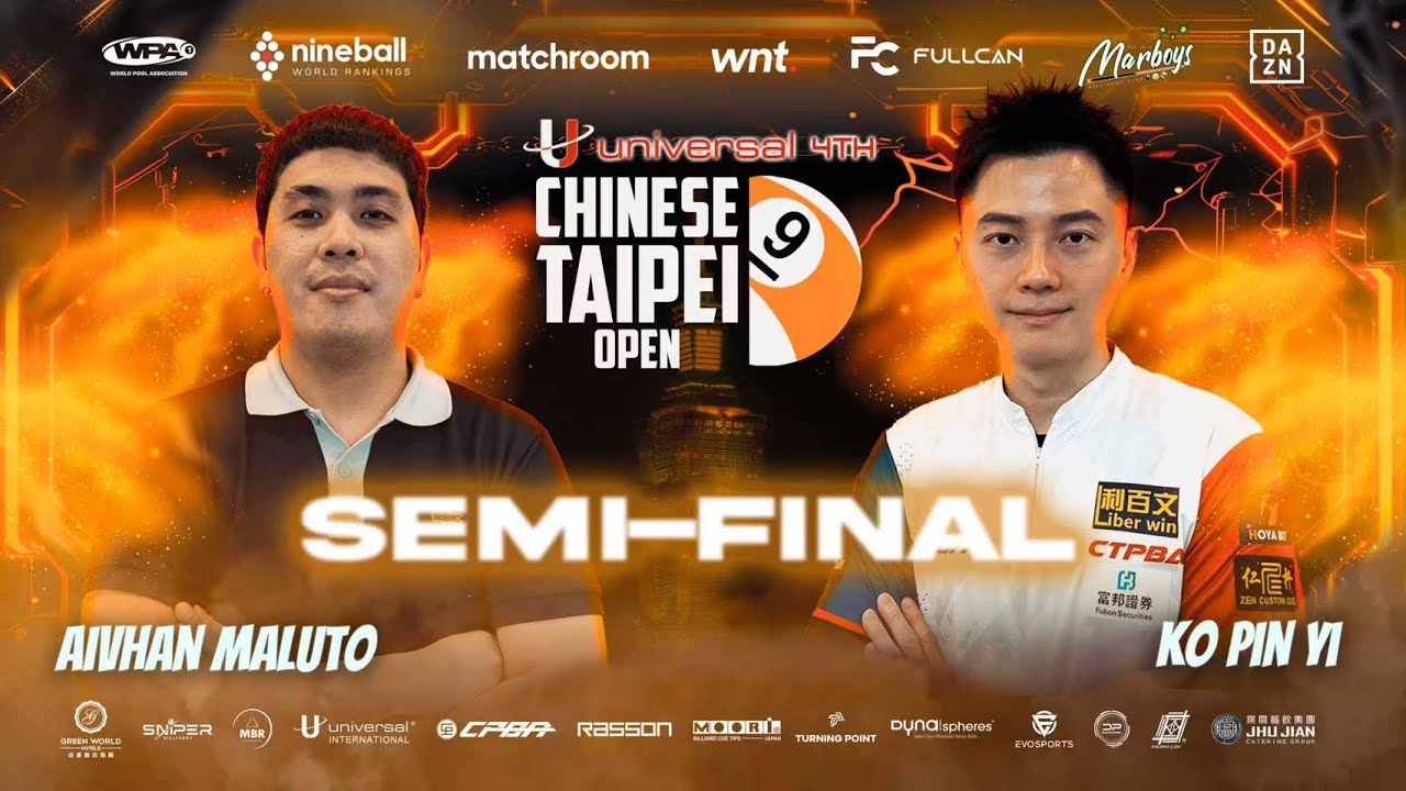 【中文講評】【準決賽】AIVHAN MALUTO vs KO PIN YI(柯秉逸) - Chinese Taipei Open - TABLE 12 | EvoSports