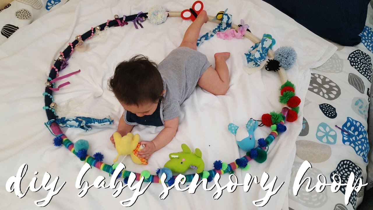 DIY BABY SENSORY HOOP