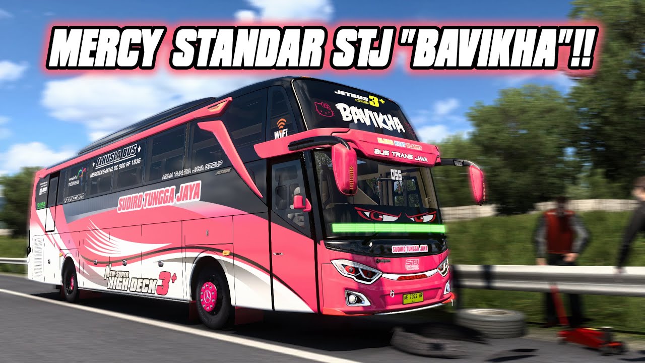 Mercy Standar!! STJ Bavikha 160KM/JAM😱 | ETS-2 INDONESIA