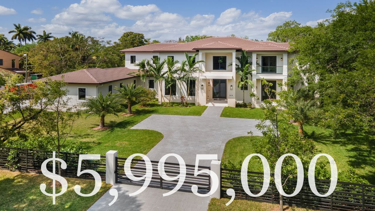 Tour This Stunning $5.9M New Construction Home in Miami! | 14110 Old Cutler Rd