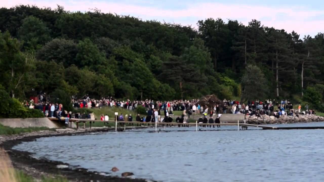 Frederikssund havn samt sankthans, 2013.