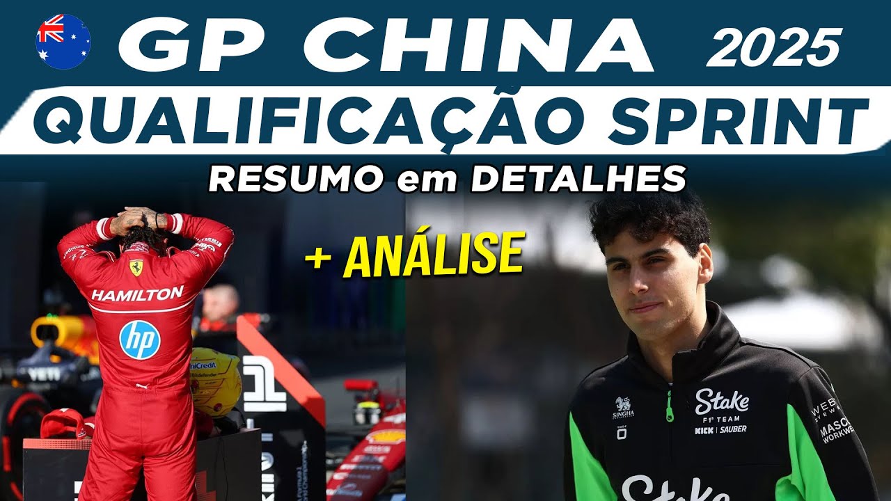 Nem Hamilton esperava fazer a pole❗ Bortoleto surpreende de novo❗ Confira os detalhes