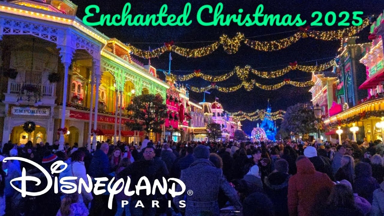 Disneyland Paris | Disney Enchanted Christmas 2025 #disneylandparis #disneychristmas