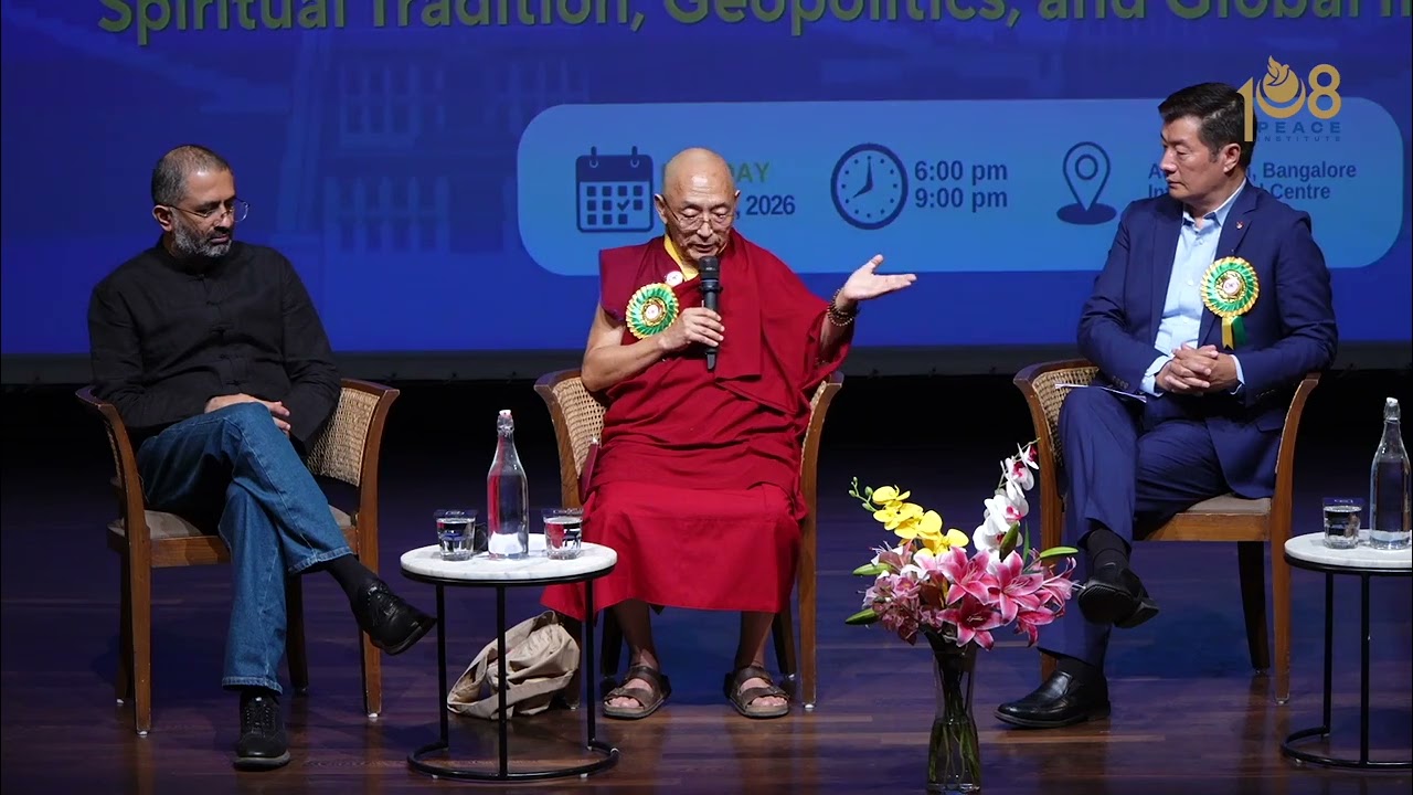 108 Peace Institute's panel discussion at Banglore International Centre (BIC)