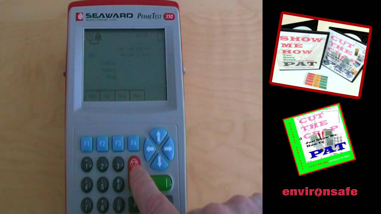 Seaward Primetest 350 PT350 Video Manual
