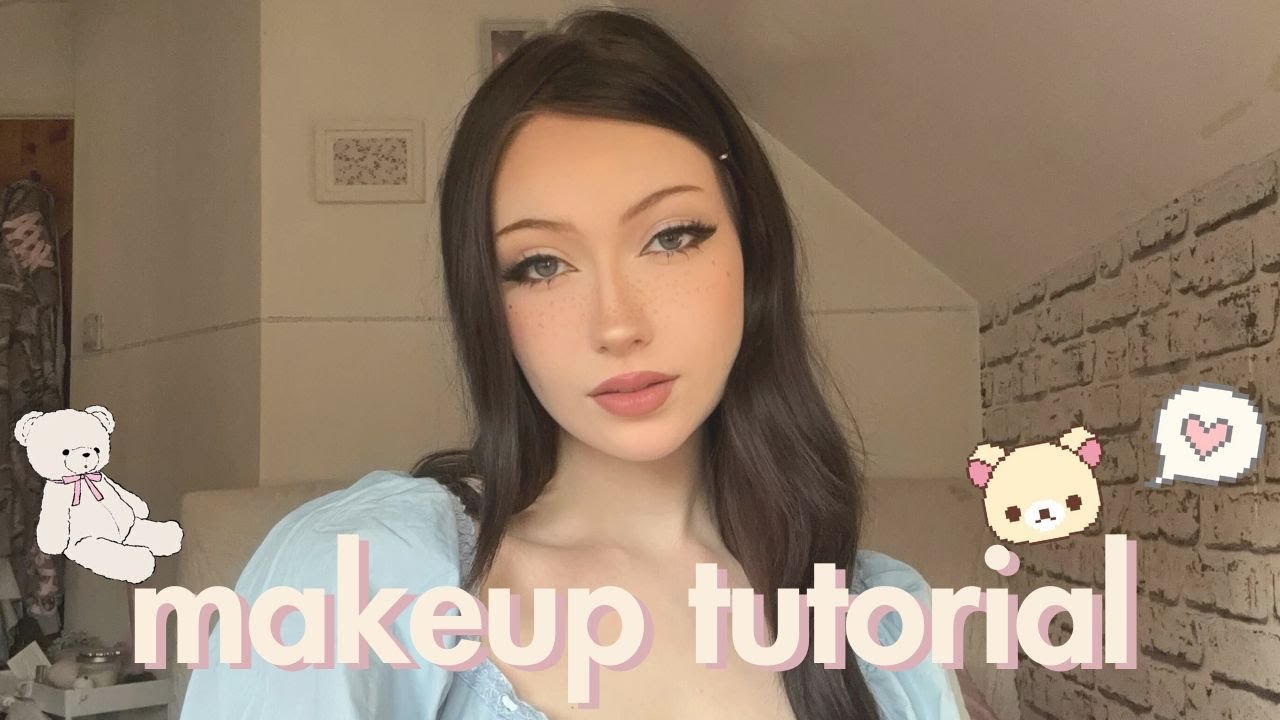 подробный урок макияжа ༺♡༻ стиль egirly/alt ༺♡༻ много болтовни