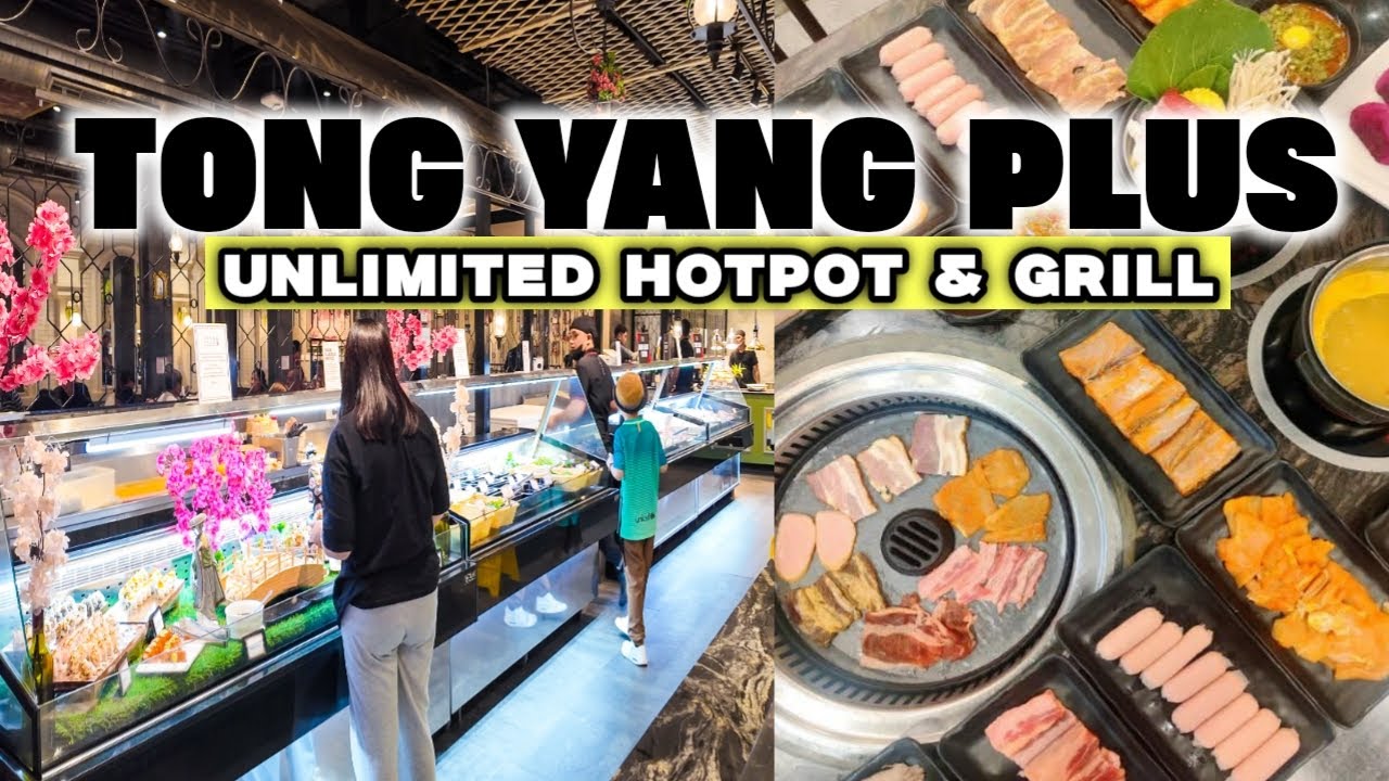 [4K] All-You-Can-Eat Hotpot, Grill and Buffet at TONG YANG PLUS SM City North Edsa!