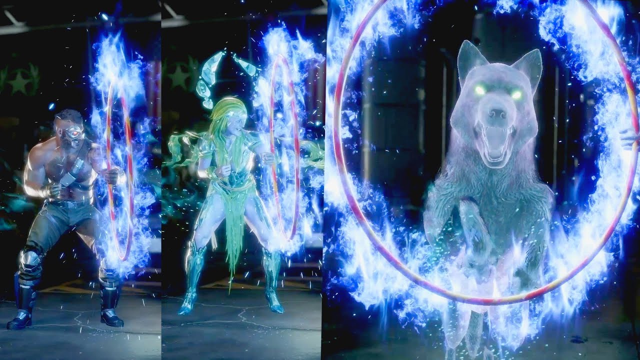 MK11 All Characters Perform A Circus Show - Nightwolf FRIENDSHIP