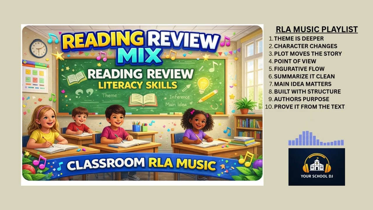 Theme, Character, Plot and Other Language Arts Songs #rla #languagearts #reading