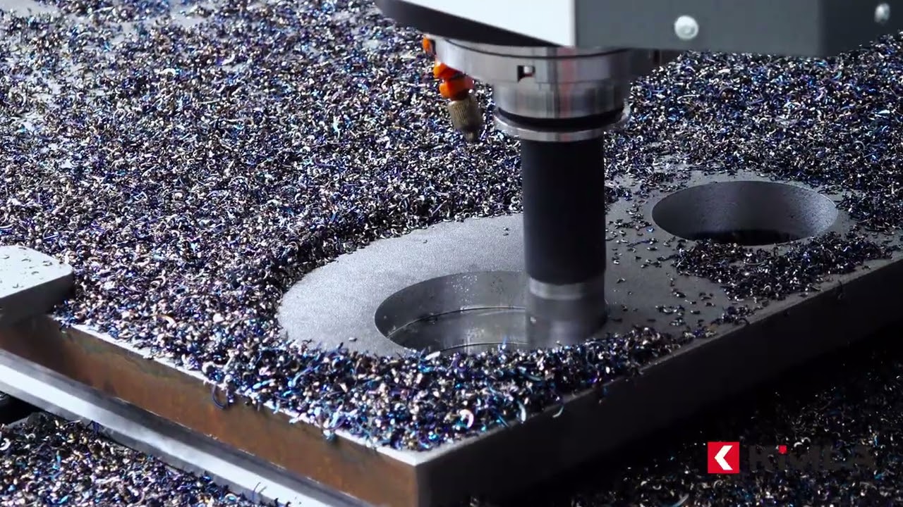 Large format CNC gantry milling machine