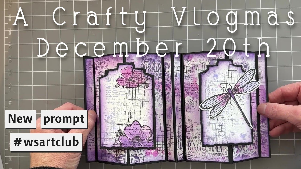 Новая коллекция Studio Light Dragonfly Dreams и новое задание для арт-клуба #vlogmas #papercraft ...