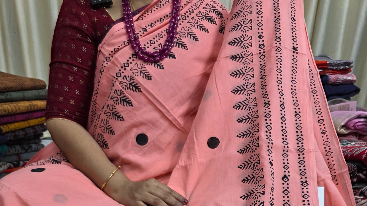 GET SPOT 10% DISCOUNT ON ALL SAREES  | PURE MULCOTTON, KOTA,CHANDERI SAREES | GIVE AWAY | 8688637474